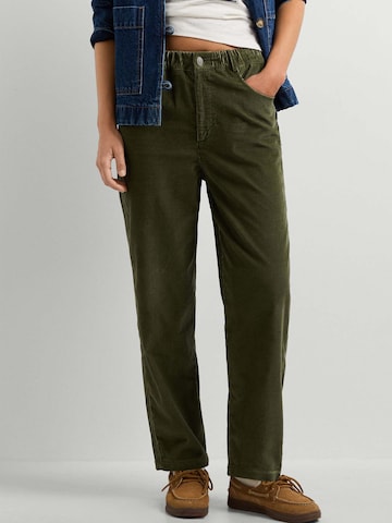 Pepe Jeans Regular Broek 'LARISSA' in Groen: voorkant