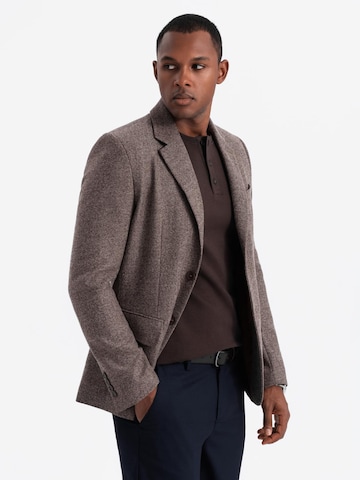 Ombre Regular fit Kavaj i brun