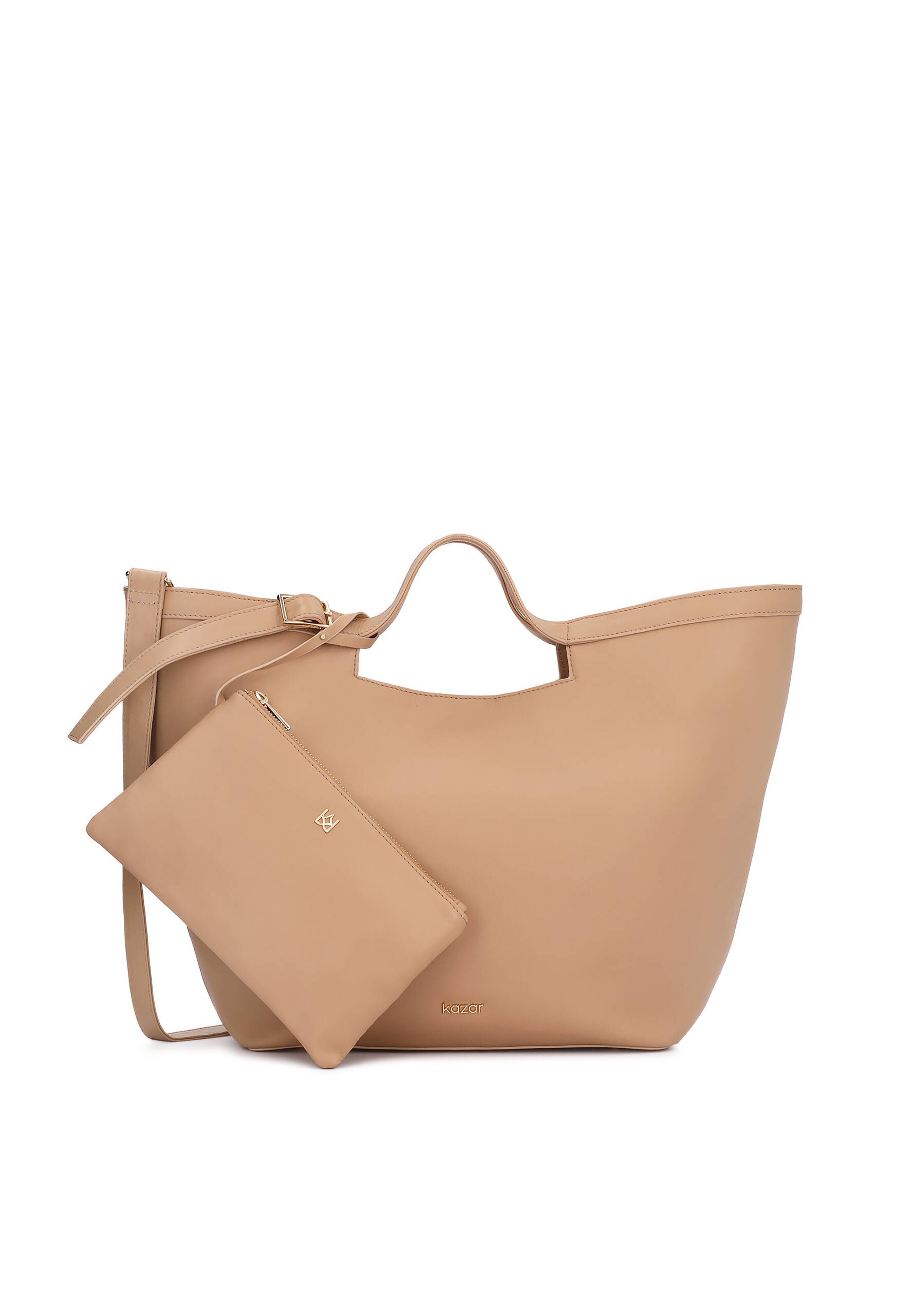 Kazar Ročna torbica | bež barva, Prikaz izdelka