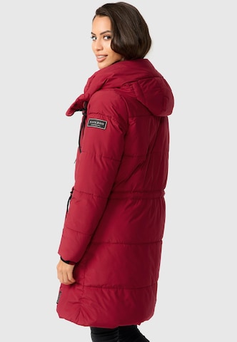 NAVAHOO Winter Coat 'Zuckertatze XIV' in Red