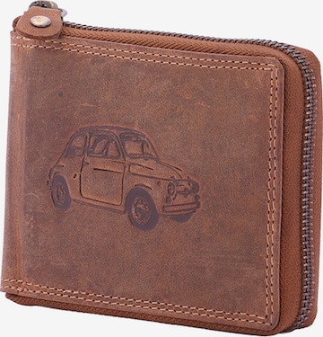 Sergio Valentini Wallet in Brown: front