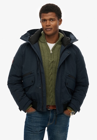 Superdry Between-Season Jacket in Blue: front