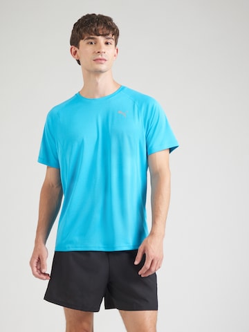 T-Shirt fonctionnel 'RUN VELOCITY' PUMA en bleu : devant