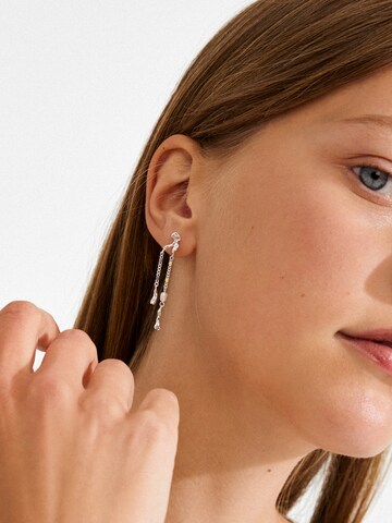 Pilgrim Náušnice 'Reggie' - Strieborná