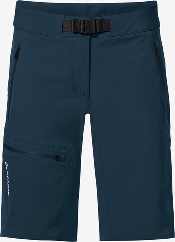 VAUDE Outdoorbroek 'W Badile STS' in Blauw: voorkant