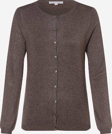 Marie Lund Knit Cardigan in Grey: front