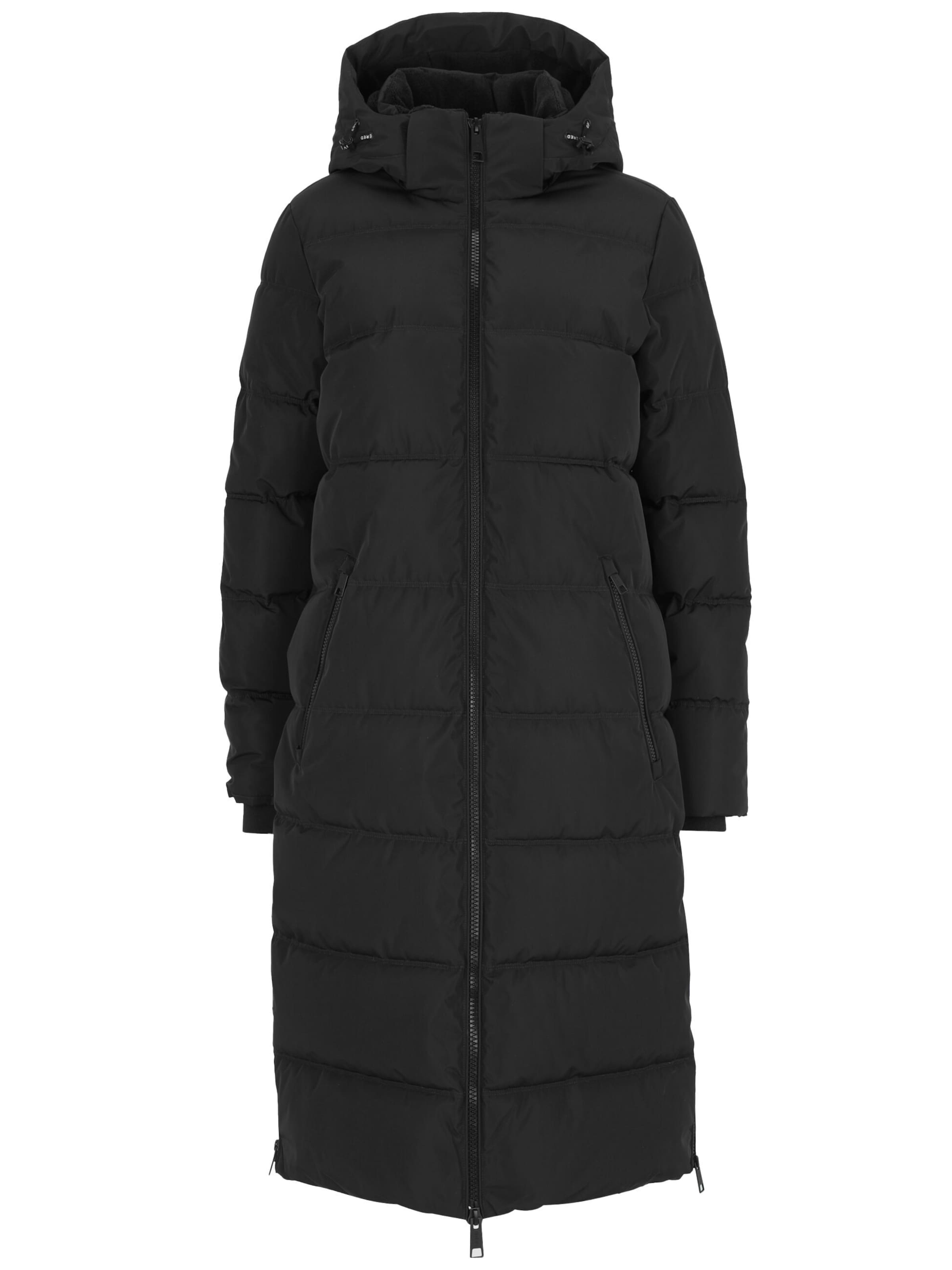 New View Winter Coat in Black: front