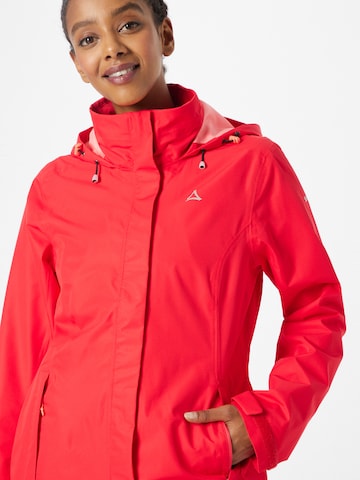 Schöffel Outdoor Jacket in Red