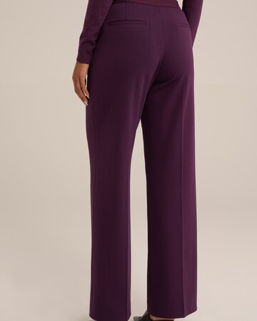 regular Pantaloni con piega frontale di WE Fashion in lilla