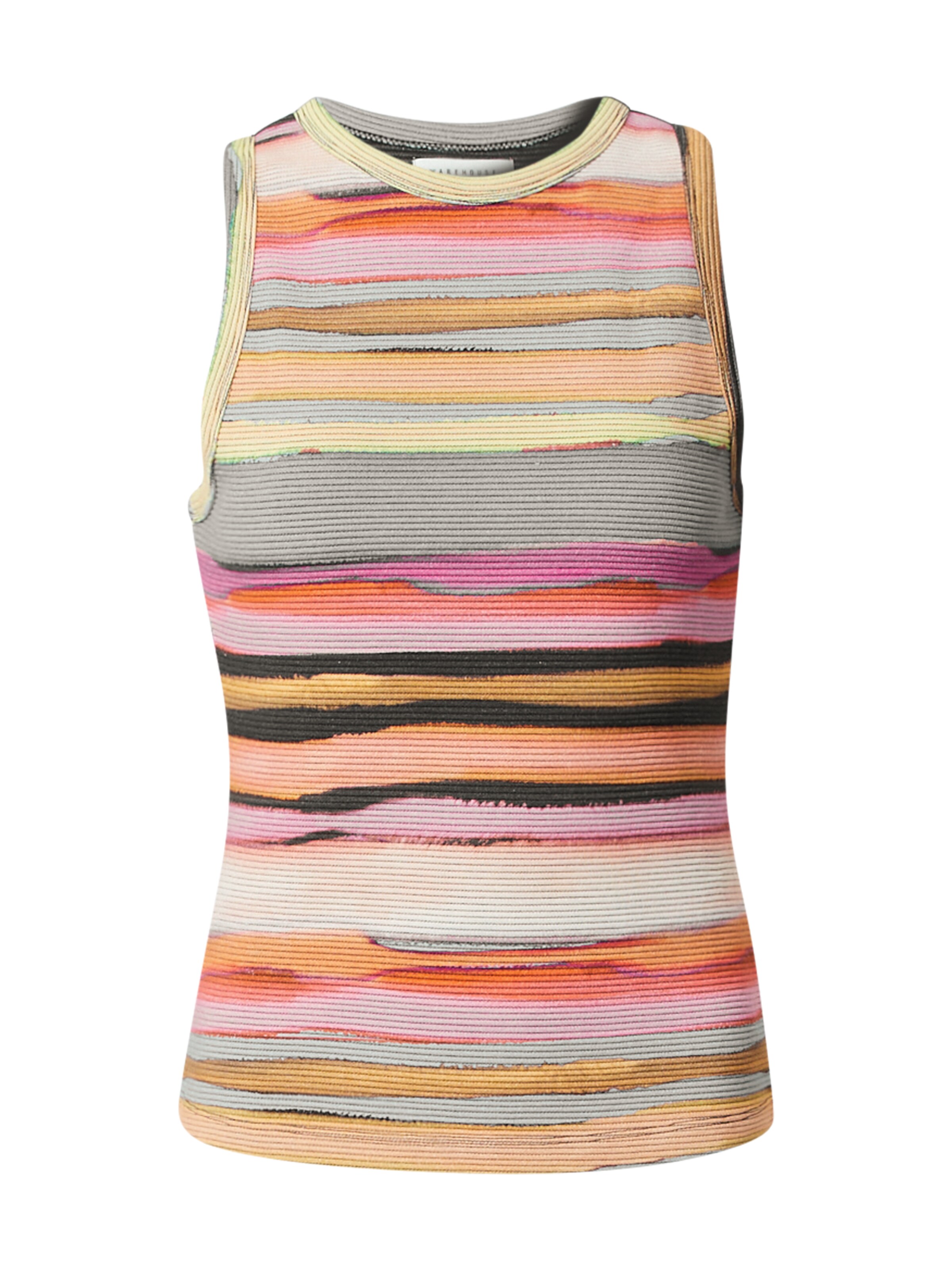 Warehouse Top in Lila: voorkant