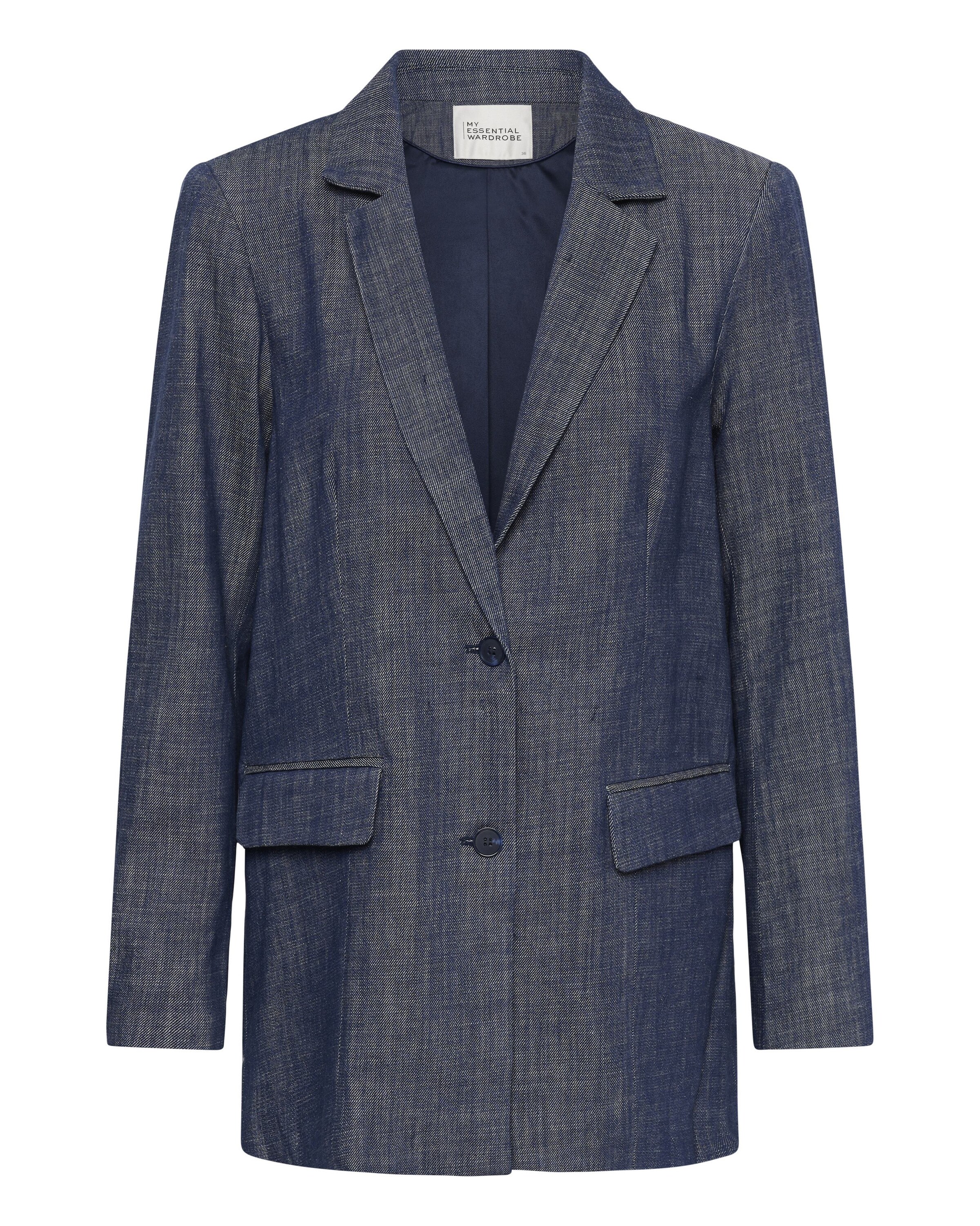 My Essential Wardrobe Blazer 'MWDazzie' in 34 in Blue denim / mottled blue, Item view