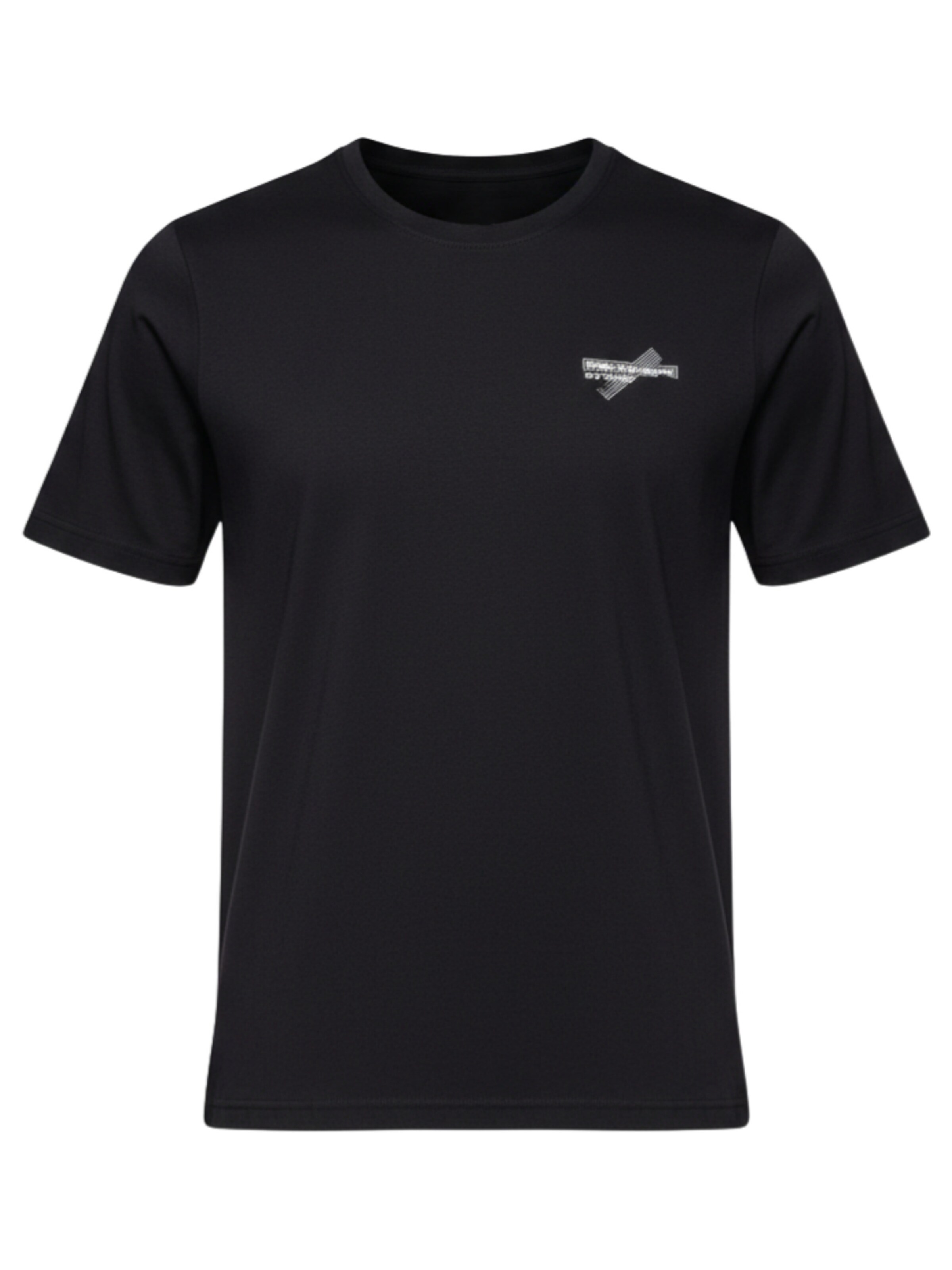 Ombre Shirt in Zwart: voorkant