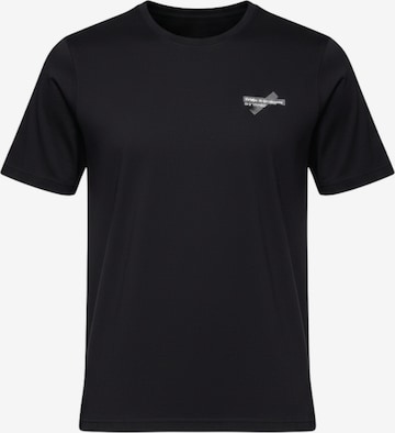 Ombre Shirt in Zwart: voorkant