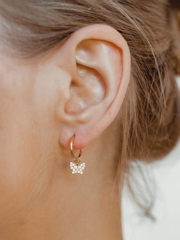 Orecchini 'Butterfly Whisper' di Hey Happiness in oro