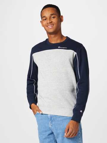 Champion Authentic Athletic Apparel Sweatshirt in Grau: Vorderseite