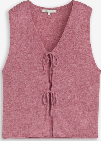 TOM TAILOR DENIM Weste in Pink: Vorderseite