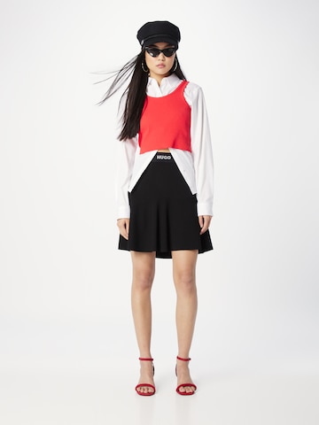 HUGO Red Bluse 'Essential' i hvid