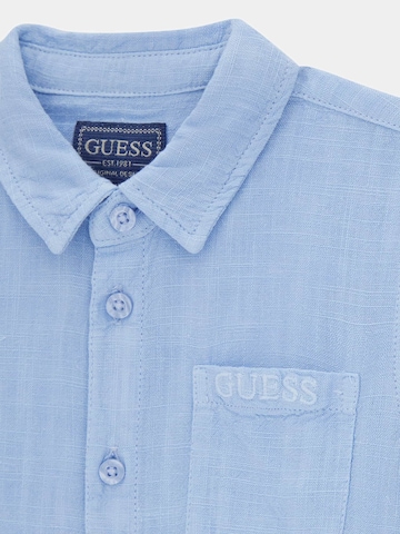 GUESS Regular Fit Hemd in Blau
