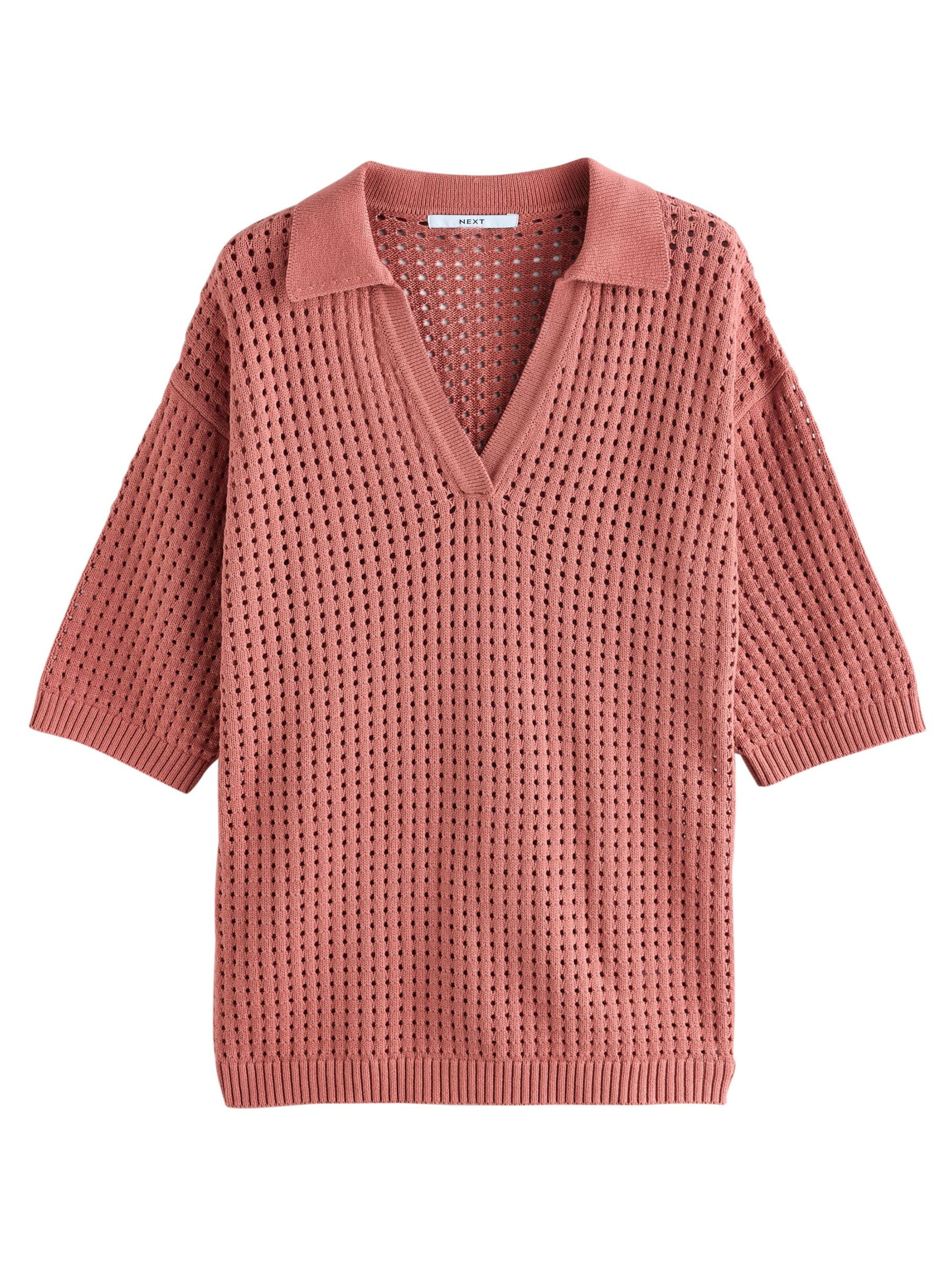 Next Shirt in Dark pink, Item view