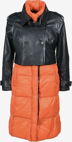 FREAKY NATION Winter Coat 'Center Stage' in Orange: front