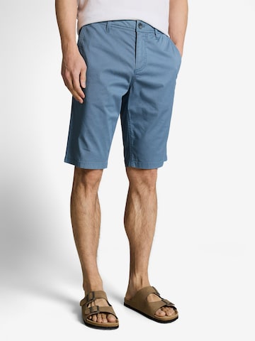 TOM TAILORregular Chino hlače - plava boja: prednji dio