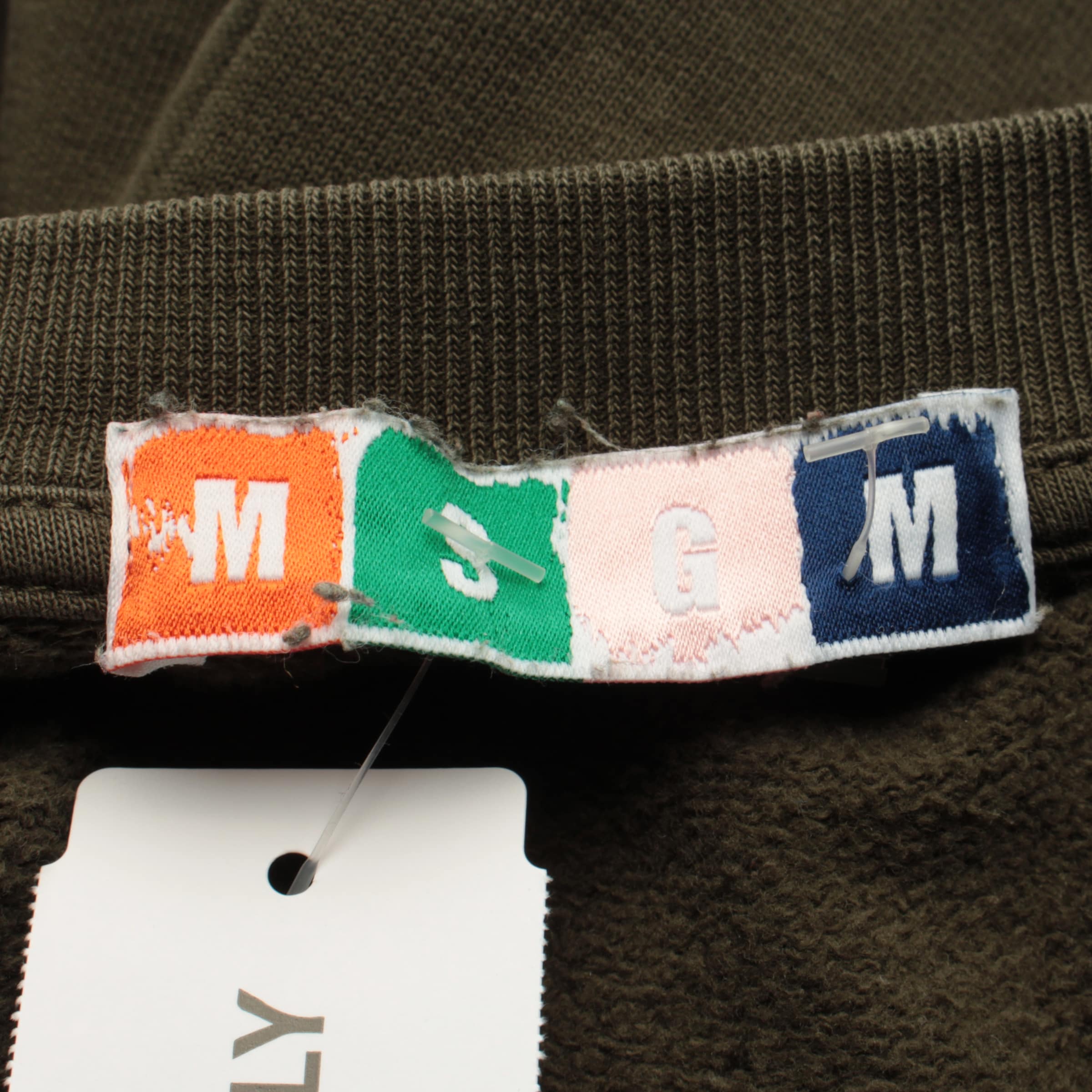 MSGM Sweatshirt / Sweatjacke M in Grün