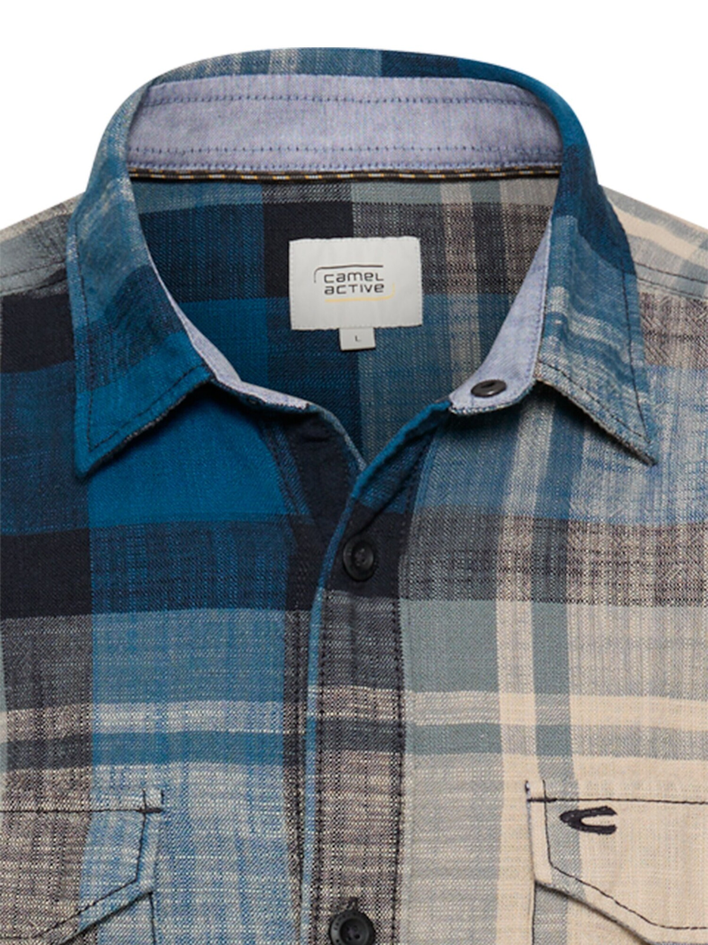 CAMEL ACTIVE Regular fit Button Up Shirt in Blue