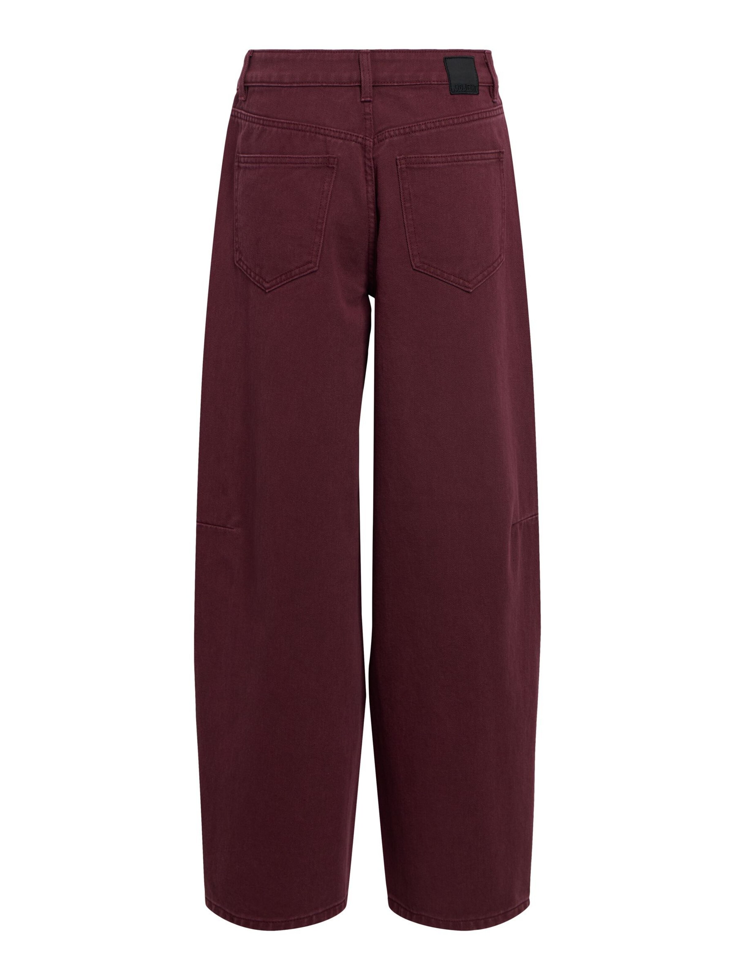 Barrel Jean OBJECT en rouge