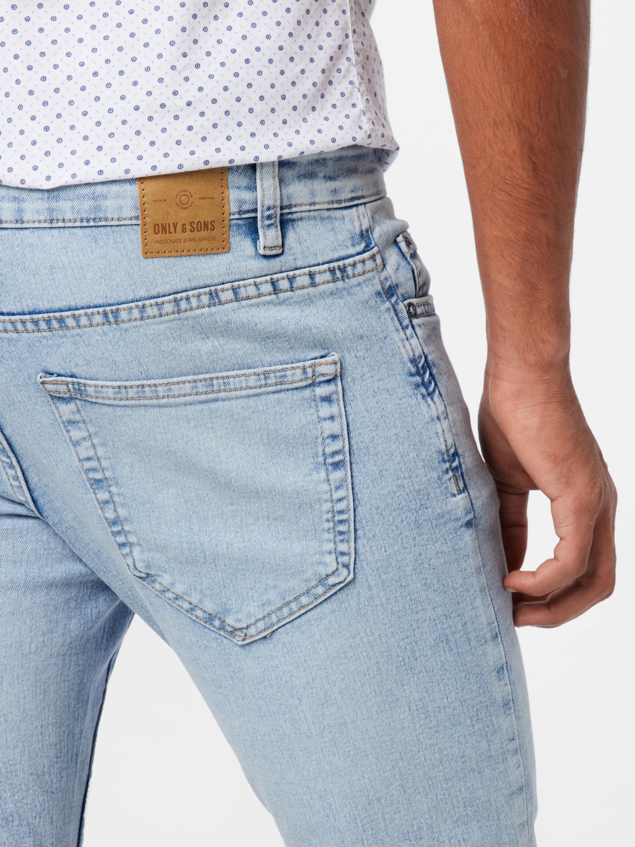 Männer Jeans Only & Sons Jeans in Hellblau - YO93021 Männer Jeans Only & Sons Jeans in Hellblau - YO93021