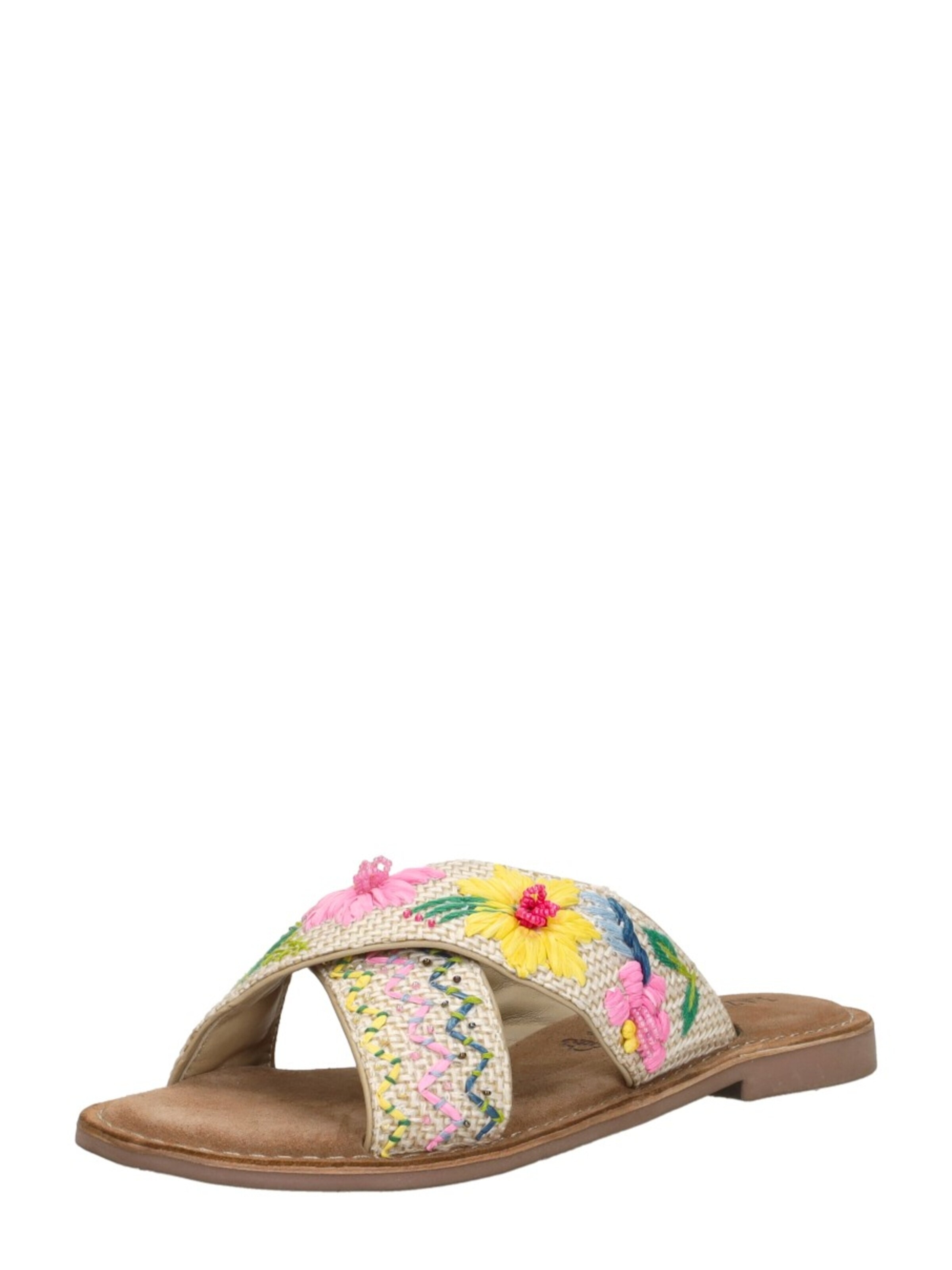 Pantoufle 'Open Teen' LAZAMANI en beige