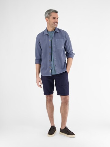 LERROS Piqué-T-Shirt für Herren in Blau