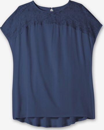 Camicia da donna di SHEEGO in blu: frontale