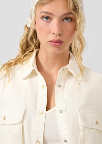 QS Bluse in Beige
