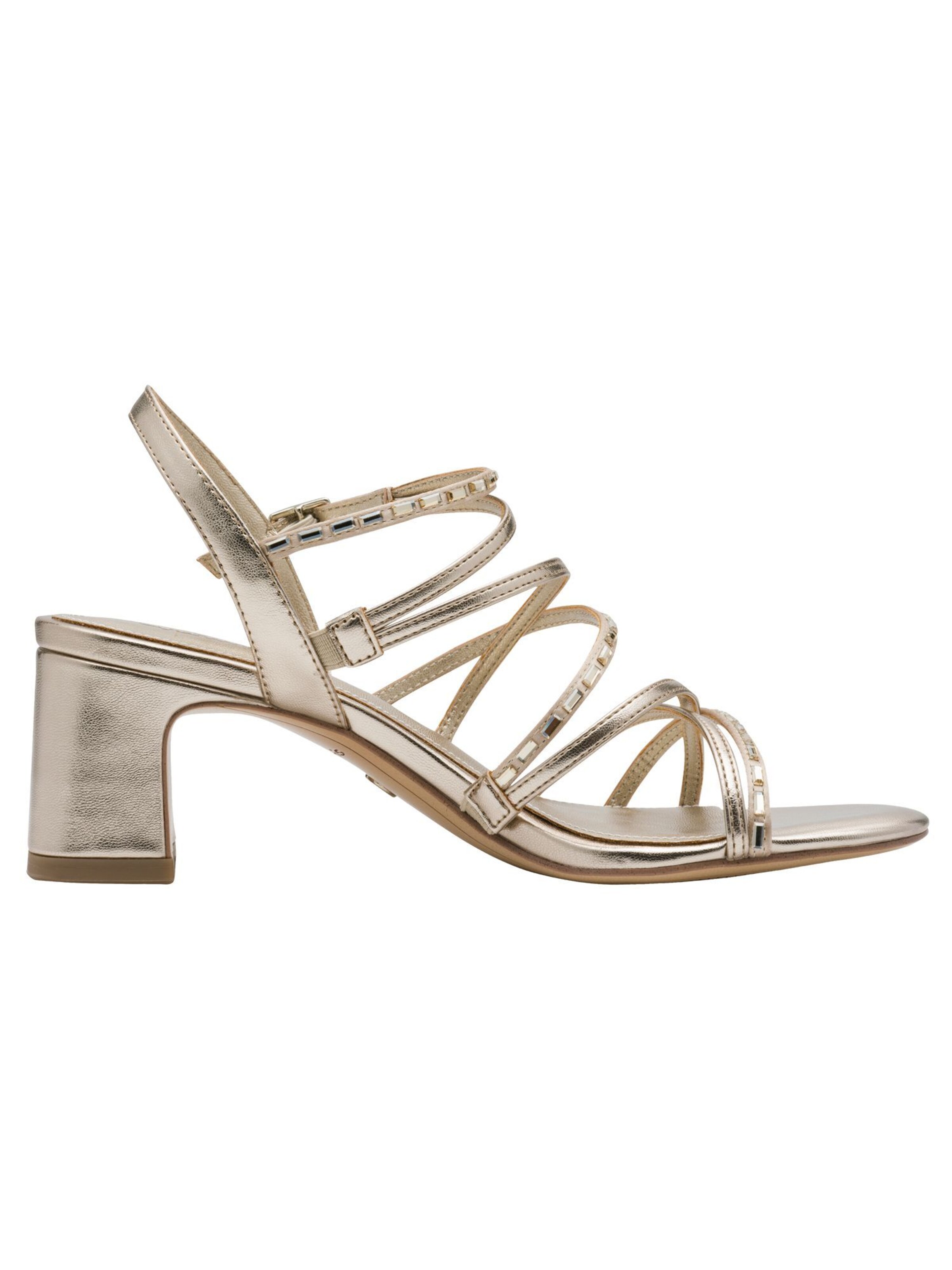 Tamaris Strap sandal in Gold