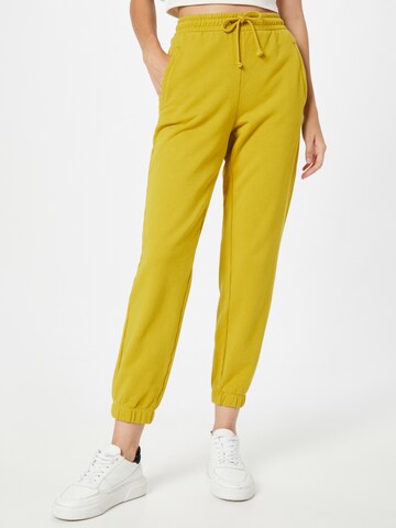 DRYKORN - Tapered Pantalón 'ONCE' en amarillo: frente