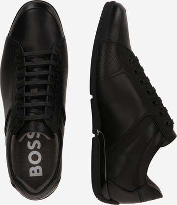 BOSS Sneakers laag 'Saturn' in Zwart