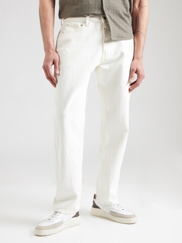 Regular Jean Abercrombie & Fitch en blanc : devant