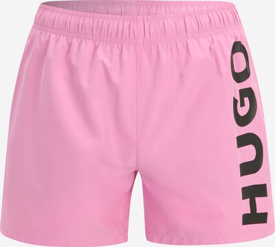 HUGO Shorts de bain 'ABAS' en rose / noir, Vue avec produit
