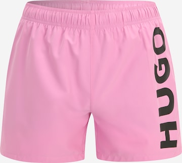 Shorts de bain 'ABAS' HUGO Red en rose : devant