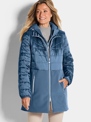 Goldner Between-seasons coat in Blue: front