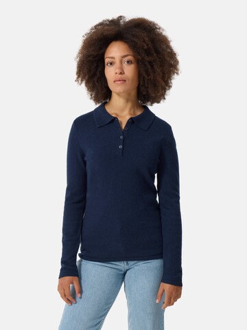 CASH-MERE.CH Shirt in Blauw: voorkant