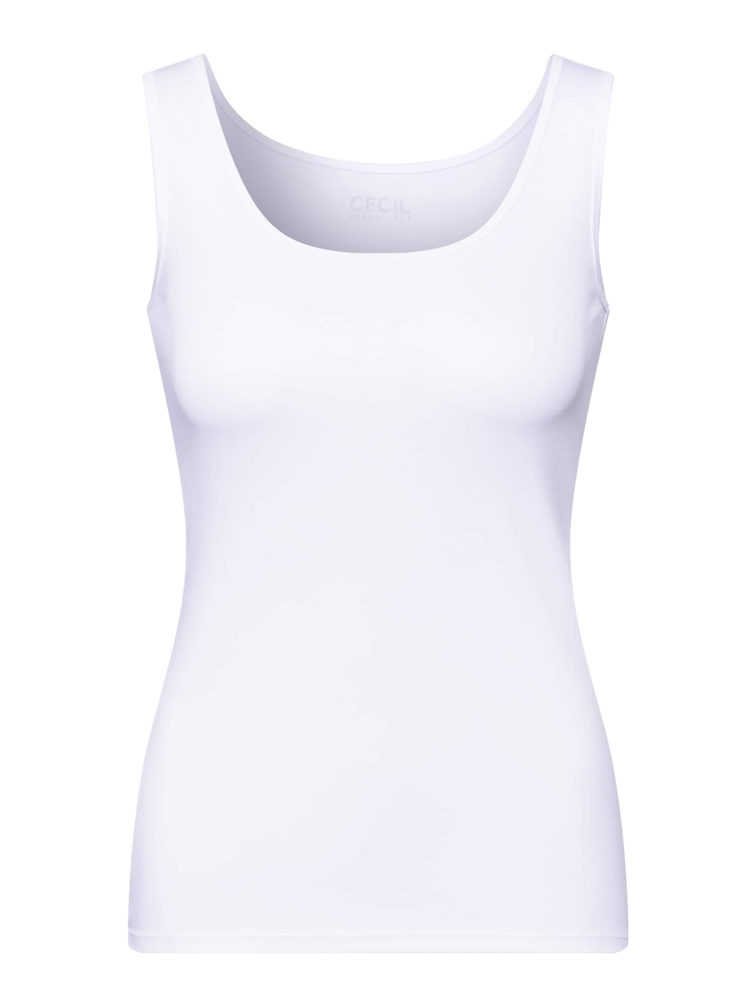 CECIL Top 'Linda' – bílá: přední strana