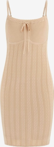 GUESS Strickkleid in Beige: Vorderseite