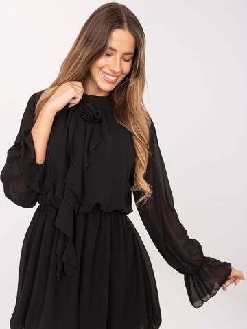 Madnezz House Dress 'Sukienka-MI-SK-A1554.26-bordowy' in Black