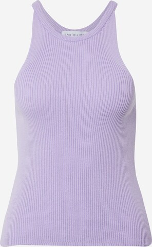 JAN 'N JUNE Knitted Top 'Lou' in Purple: front