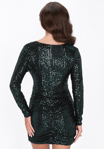 faina Cocktailjurk in Groen