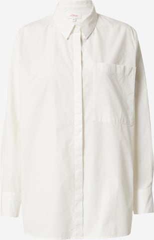 s.Oliver Blouse in White: front