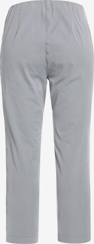 Regular Pantalon à plis Ulla Popken en gris