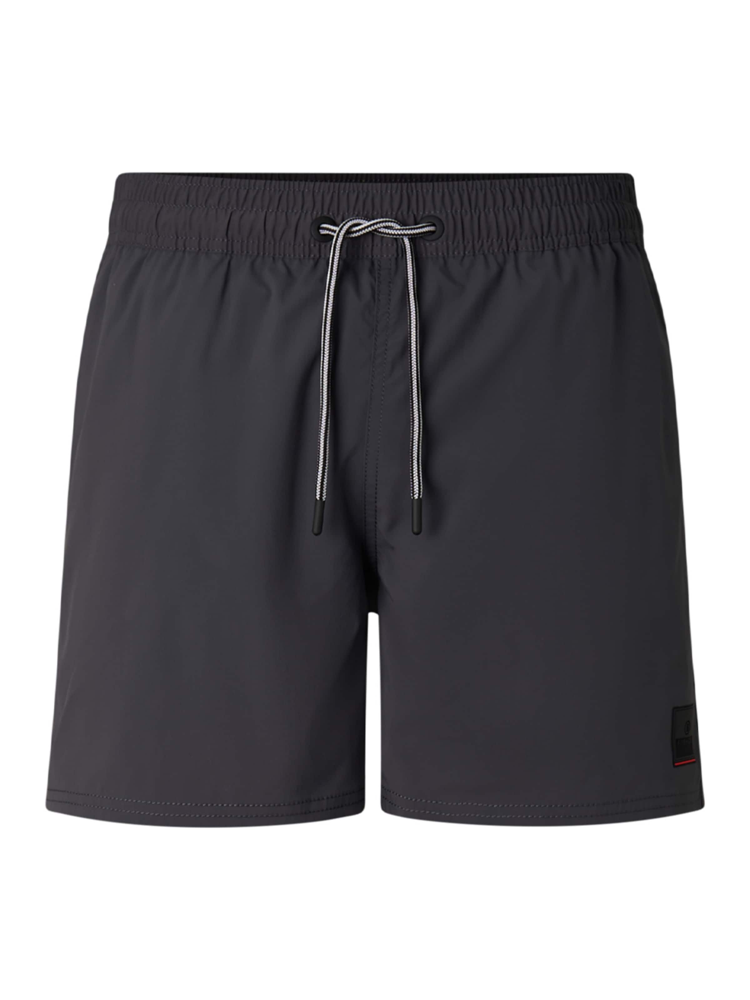 Bogner Fire + Ice Badeshorts 'Nelson' in Grau: Vorderseite