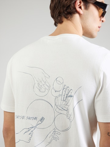 Samsøe Samsøe T-shirt 'Safeast' i beige